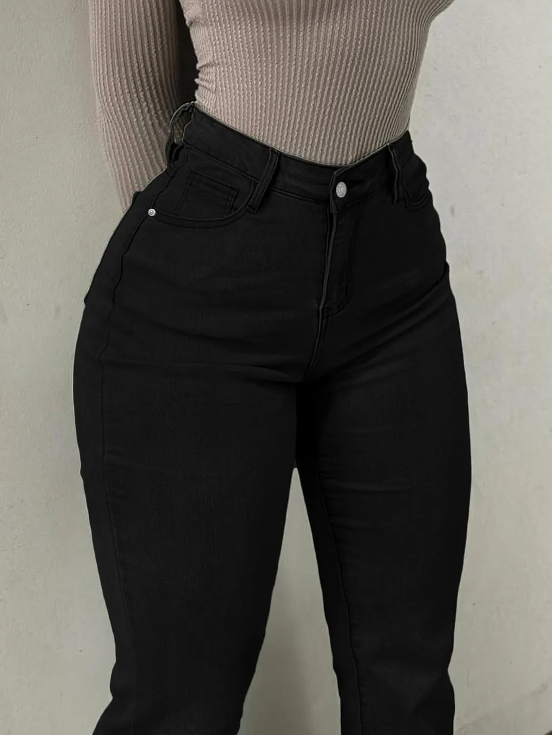 Women's Flare Bell Bottom Jeans High Waisted Wide Leg Bootcut Jeans Stretchy Denim Pants Y2k Streetwear Jeans Women