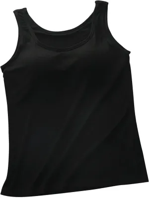 Womens Tank Tops with Built in Bra Summer Casual Basic Modal Padded Yoga Shirts Loose V Neck Workout Camisoles Tees