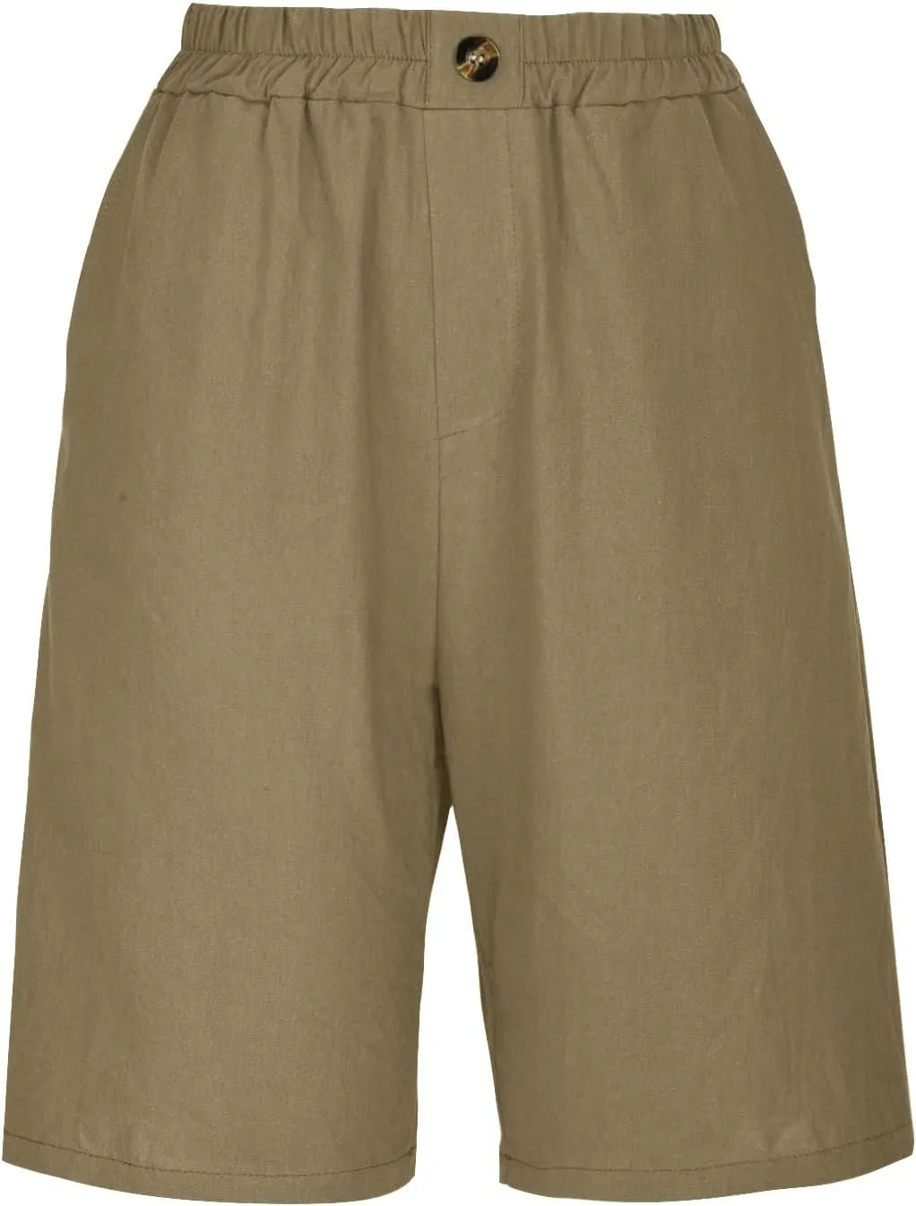 Womens Wide Leg Cotton Linen Shorts 2025 Comfy Bermuda Shorts Summer Casual Short Pants Loose Knee Length Shorts