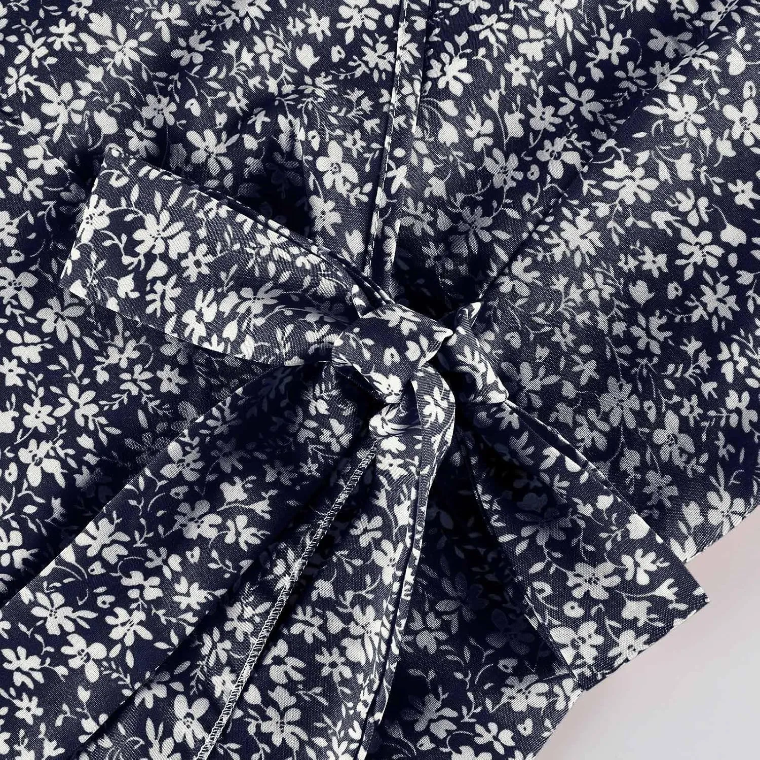 Wrap Dresses for Women 2025 Summer Sexy V Neck Short Sleeve Floral Dress High Waist Split Ruffle Boho Midi Dresses