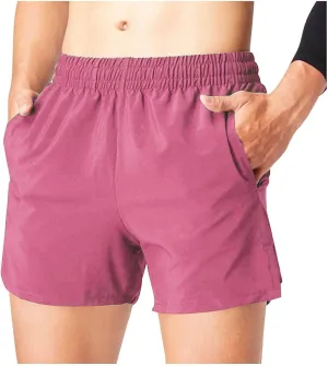 Xiaojmake Men's Running Shorts Quick Dry Athletic Gym Shorts with Zipper Pockets Water Resistant Workout Training Shorts