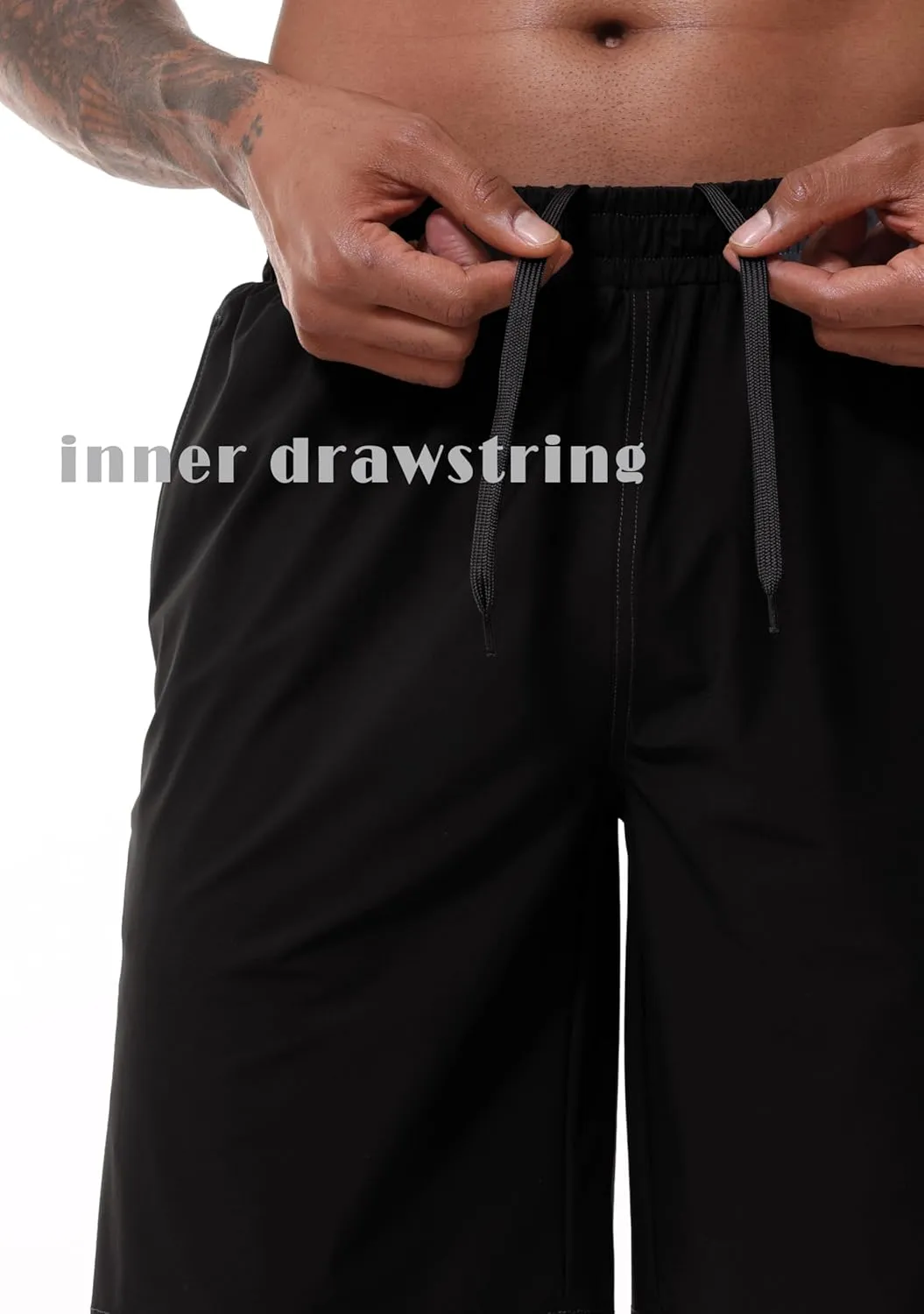 ZTN Gym Shorts Mens Athletic Workout Shorts Casual Quick Dry Running Exercise Shorts with Inner Pockets