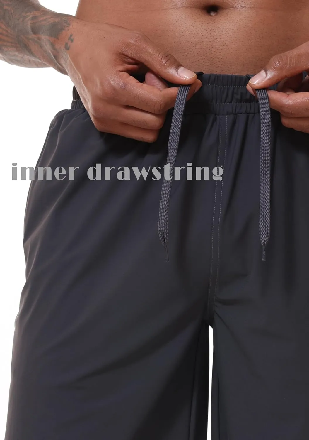 ZTN Gym Shorts Mens Athletic Workout Shorts Casual Quick Dry Running Exercise Shorts with Inner Pockets