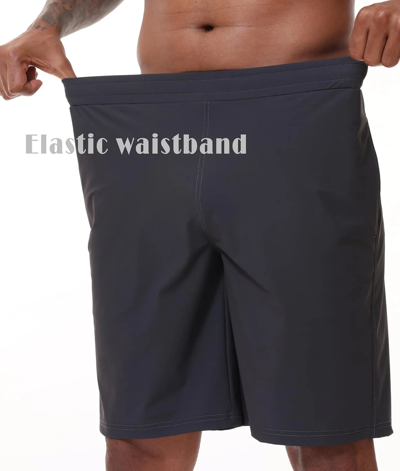 ZTN Gym Shorts Mens Athletic Workout Shorts Casual Quick Dry Running Exercise Shorts with Inner Pockets