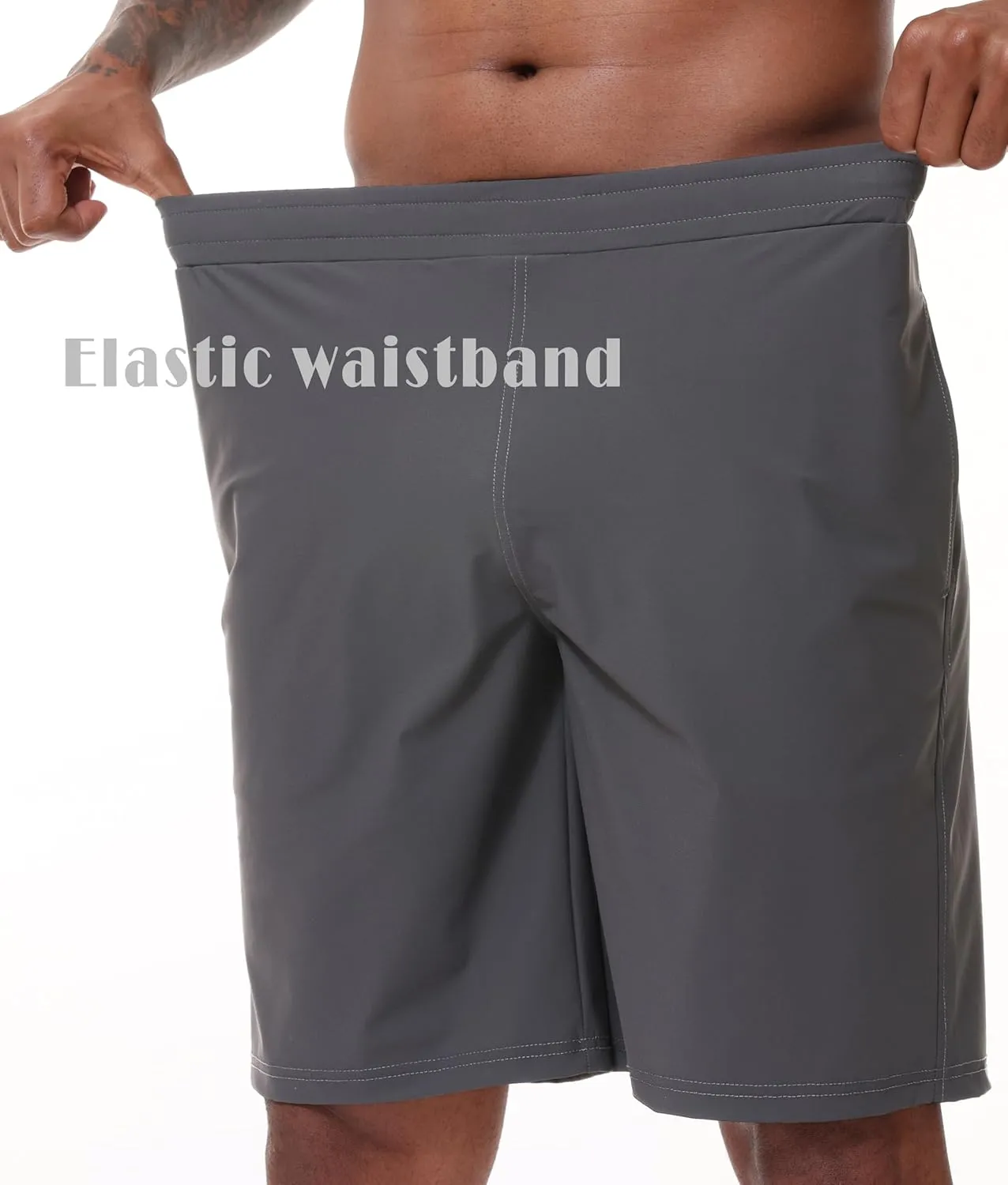 ZTN Gym Shorts Mens Athletic Workout Shorts Casual Quick Dry Running Exercise Shorts with Inner Pockets