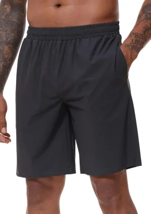 ZTN Gym Shorts Mens Athletic Workout Shorts Casual Quick Dry Running Exercise Shorts with Inner Pockets