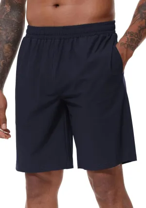 ZTN Gym Shorts Mens Athletic Workout Shorts Casual Quick Dry Running Exercise Shorts with Inner Pockets
