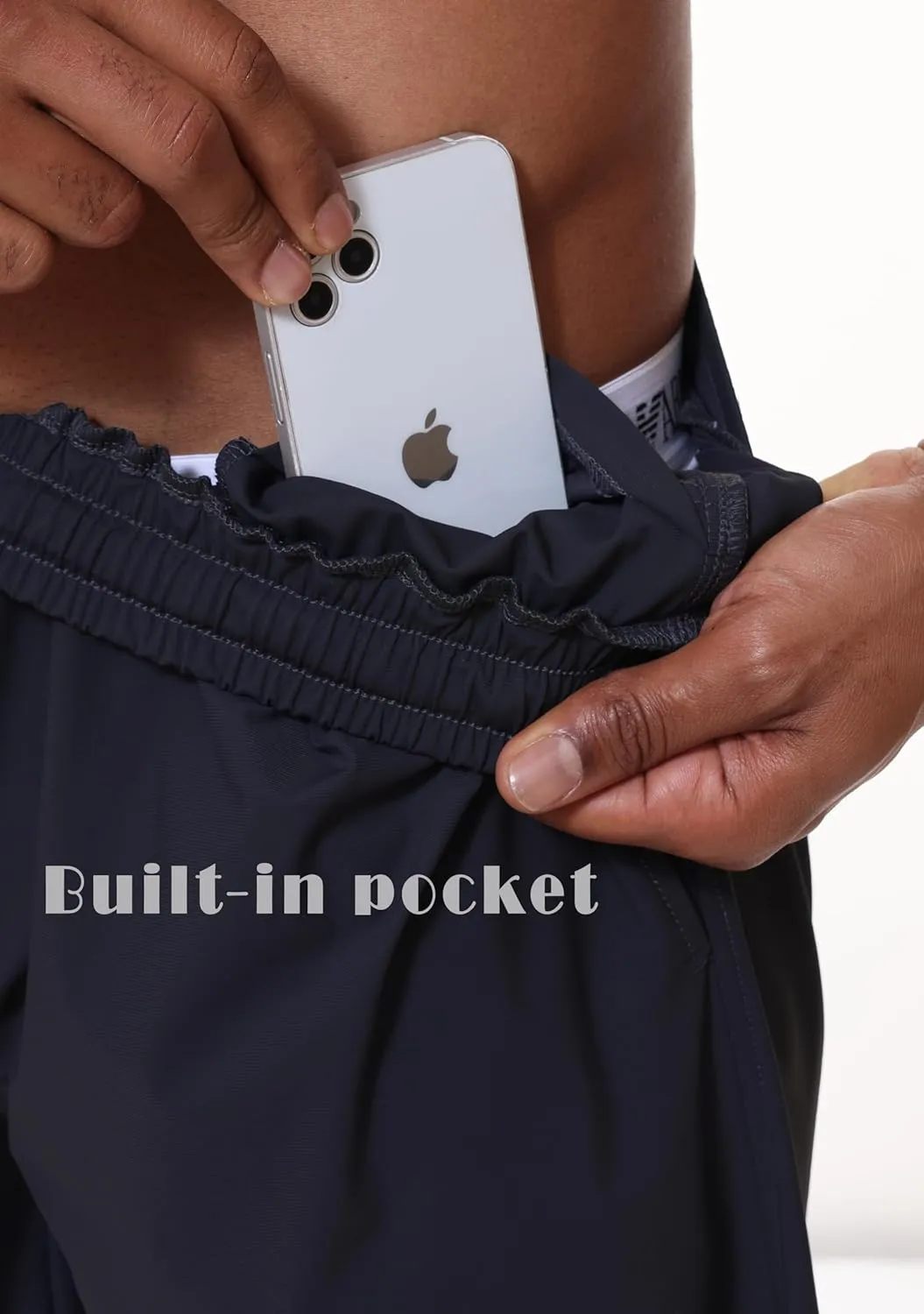 ZTN Gym Shorts Mens Athletic Workout Shorts Casual Quick Dry Running Exercise Shorts with Inner Pockets